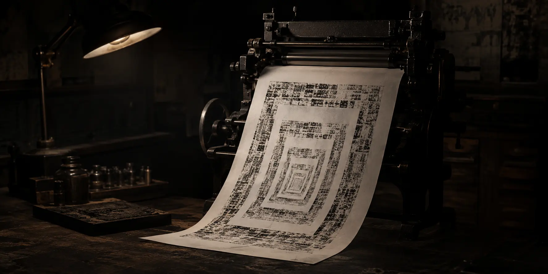 A page recursively prints smaller pages of itself.