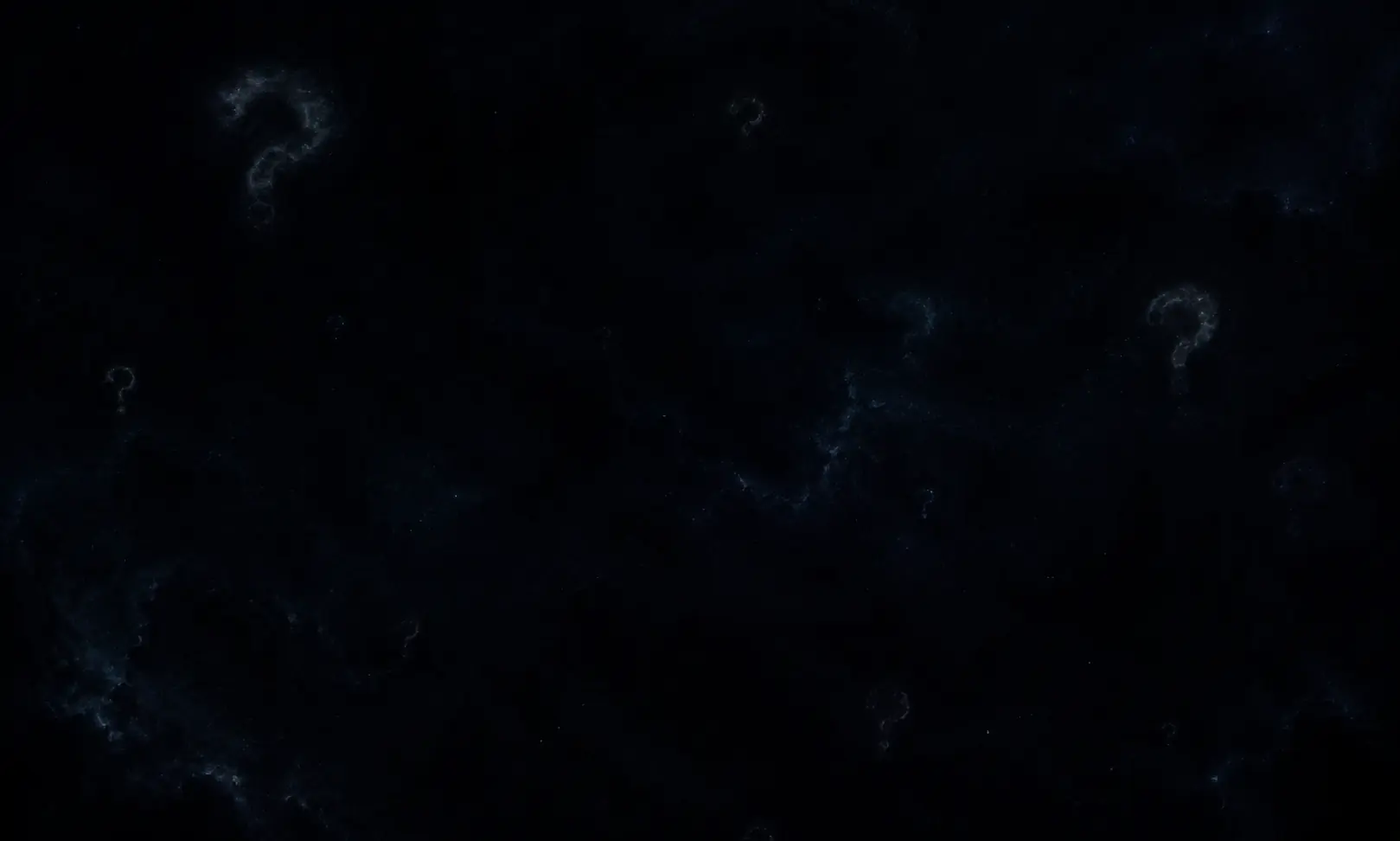 Faint forms dissolve into a nearly black unknown.